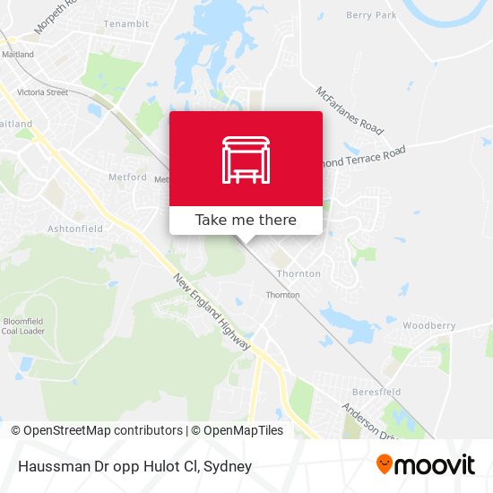 Haussman Dr opp Hulot Cl map