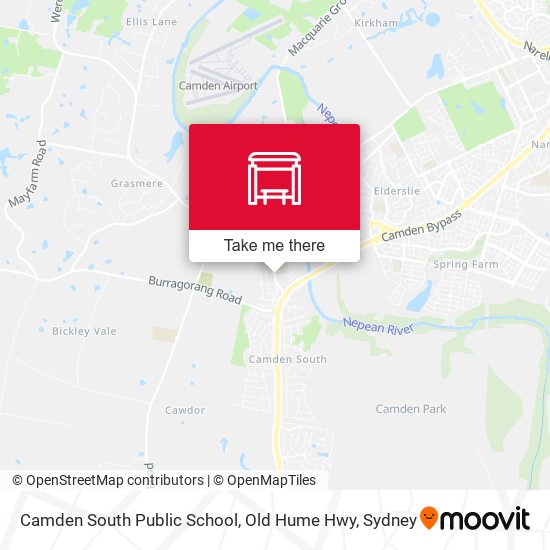 Camden South Public School, Old Hume Hwy map