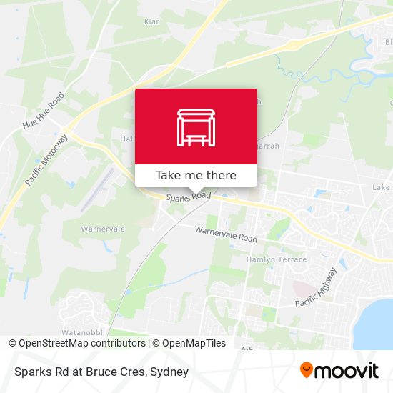Sparks Rd at Bruce Cres map