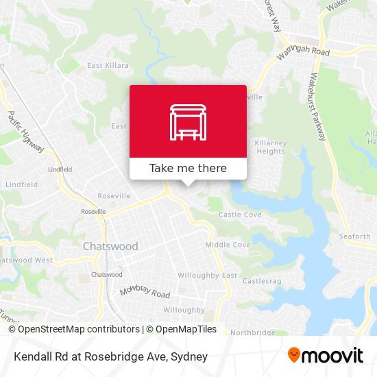 Kendall Rd at Rosebridge Ave map