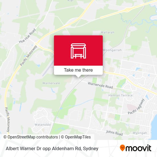 Albert Warner Dr opp Aldenham Rd map