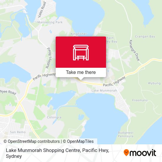 Lake Munmorah Shopping Centre, Pacific Hwy map