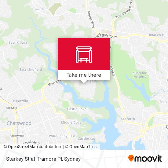 Starkey St at Tramore Pl map
