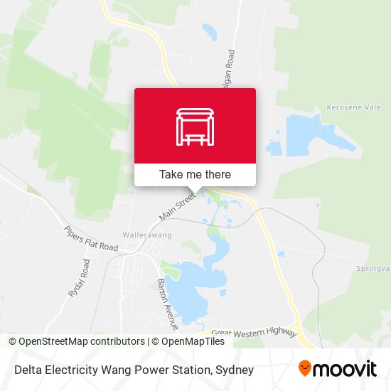 Delta Electricity Wang Power Station map