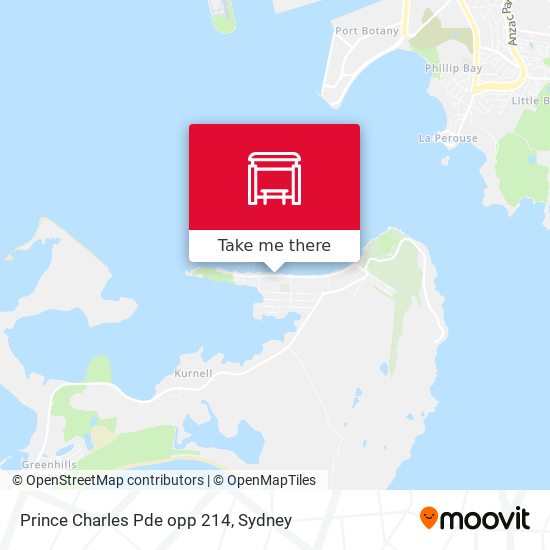 Prince Charles Pde opp 214 map