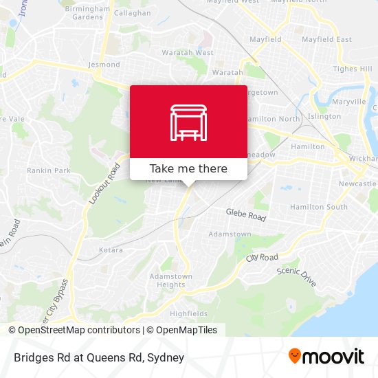 Bridges Rd at Queens Rd map