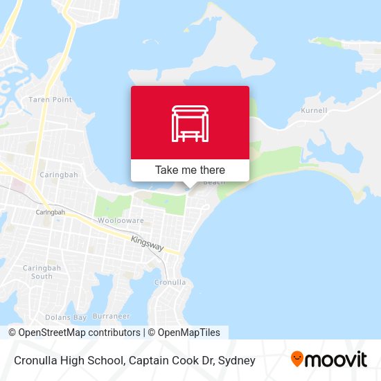 Cronulla High School, Captain Cook Dr map
