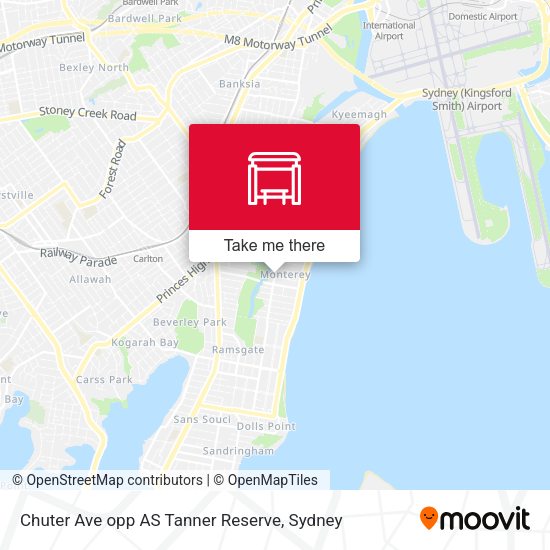 Chuter Ave opp AS Tanner Reserve map