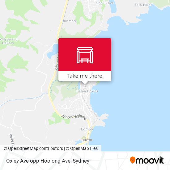 Oxley Ave opp Hoolong Ave map