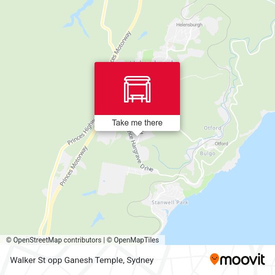 Walker St opp Ganesh Temple map