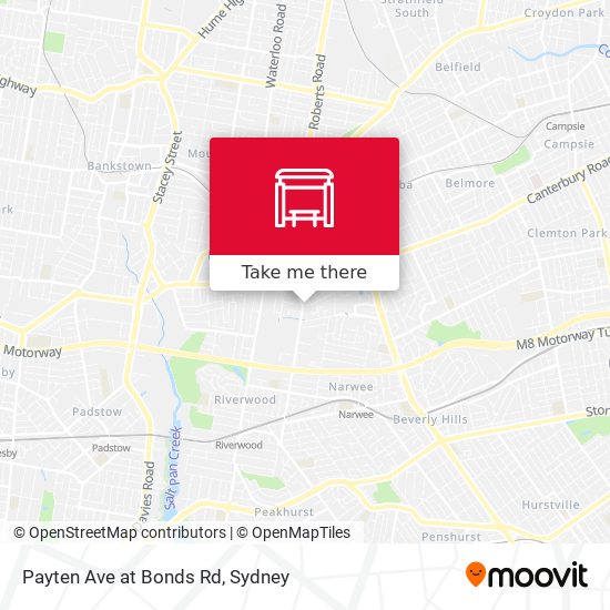 Payten Ave at Bonds Rd map