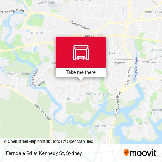 Ferndale Rd at Kennedy St map