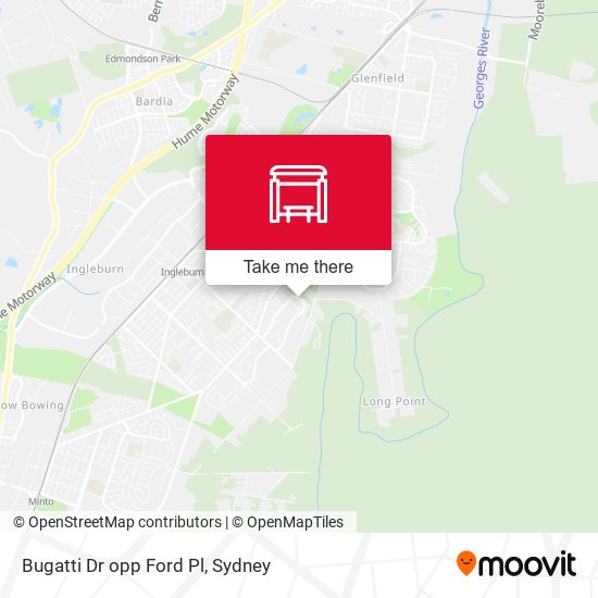 Bugatti Dr opp Ford Pl map