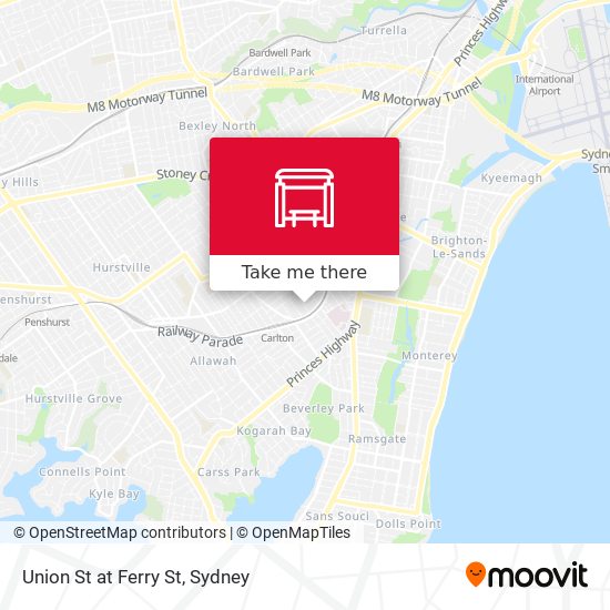 Union St at Ferry St map