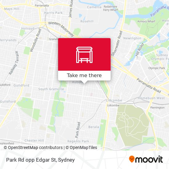Park Rd opp Edgar St map