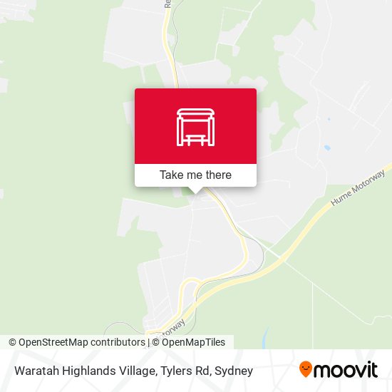 Waratah Highlands Village, Tylers Rd map