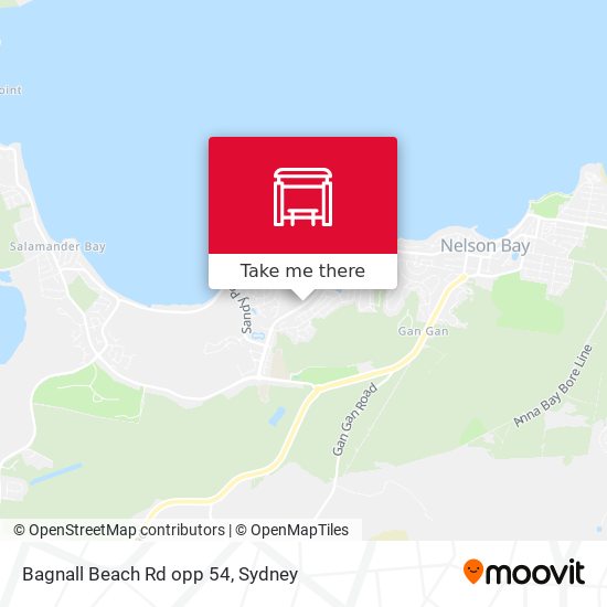 Bagnall Beach Rd opp 54 map