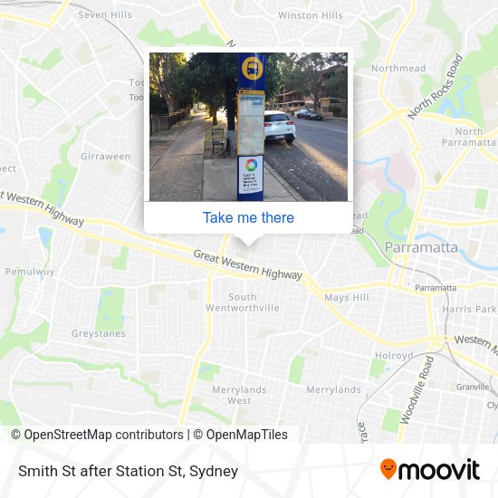 Smith St after Station St map