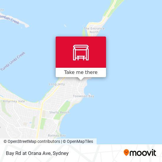 Bay Rd at Orana Ave map