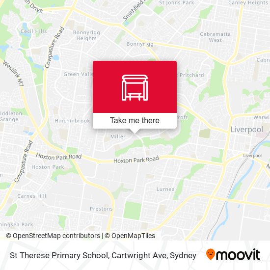 St Therese Primary School, Cartwright Ave map