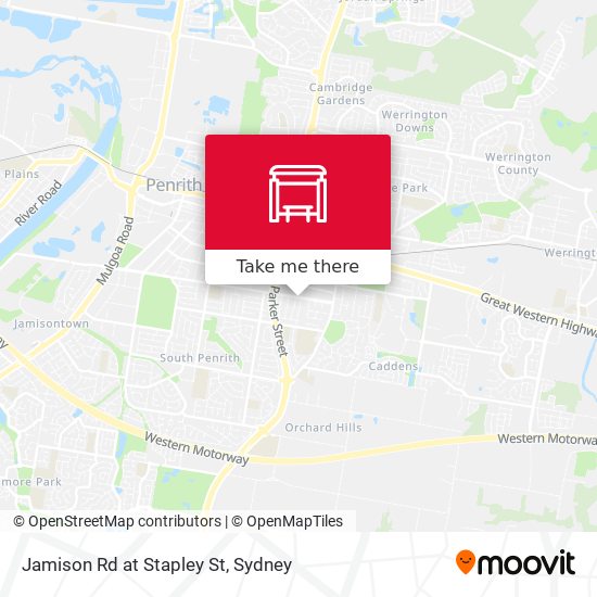 Jamison Rd at Stapley St map