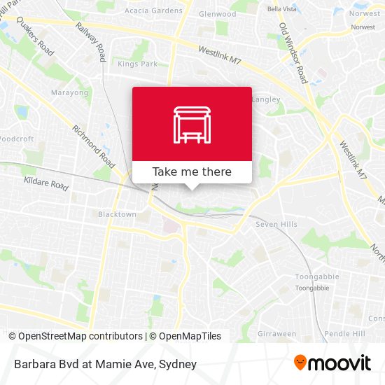 Barbara Bvd at Mamie Ave map