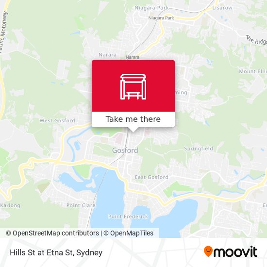 Hills St at Etna St map