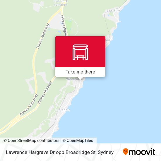 Lawrence Hargrave Dr opp Broadridge St map