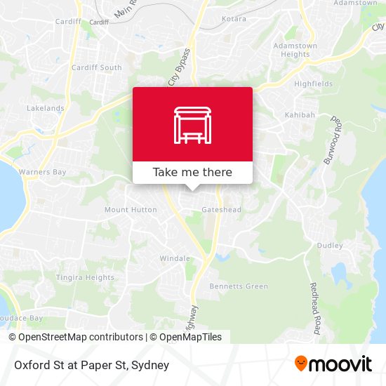 Oxford St at Paper St map