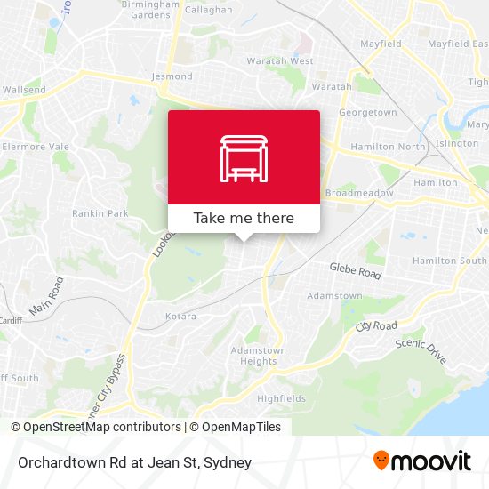 Orchardtown Rd at Jean St map