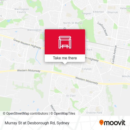 Murray St at Desborough Rd map