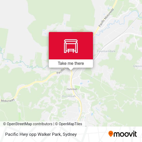 Pacific Hwy opp Walker Park map