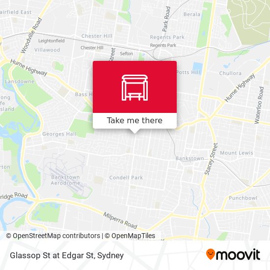 Glassop St at Edgar St map