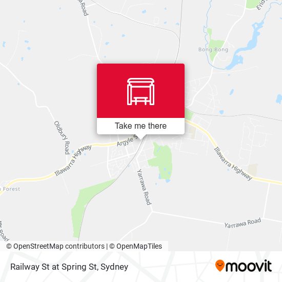 Railway St at Spring St map