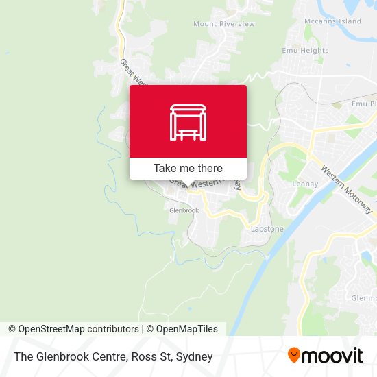 The Glenbrook Centre, Ross St map
