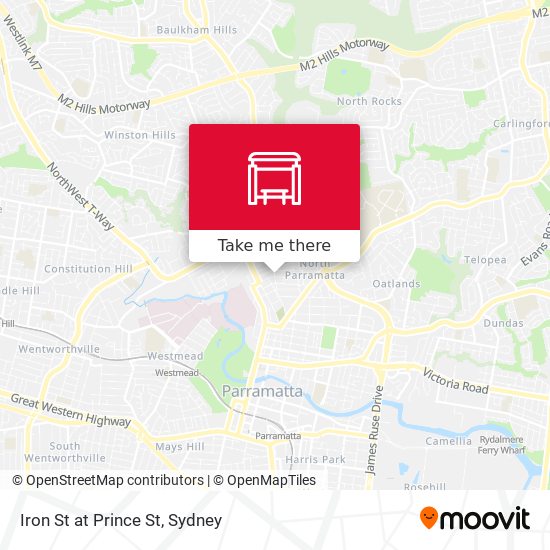 Iron St at Prince St map