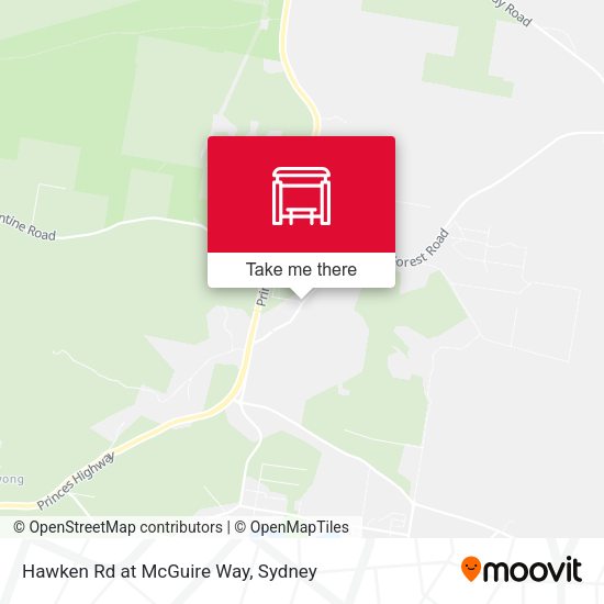 Hawken Rd at McGuire Way map