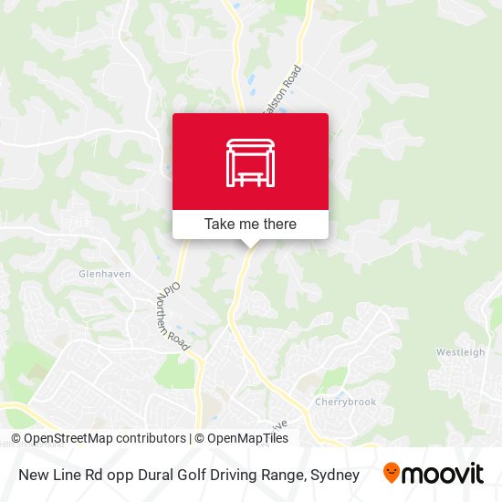New Line Rd opp Dural Golf Driving Range map