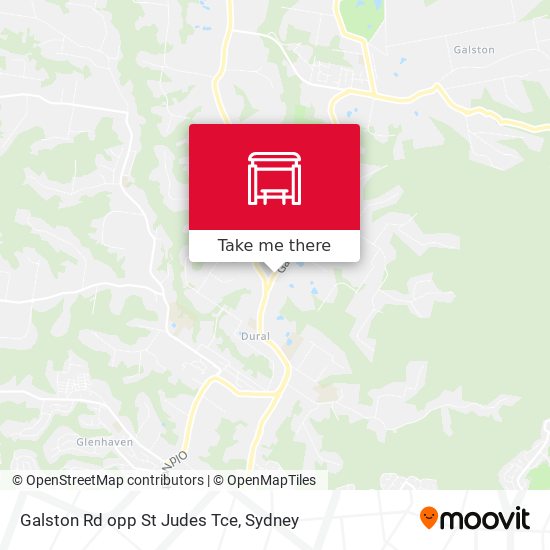 Galston Rd opp St Judes Tce map