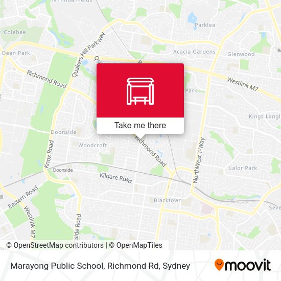 Marayong Public School, Richmond Rd map