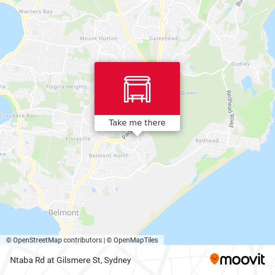 Ntaba Rd at Gilsmere St map