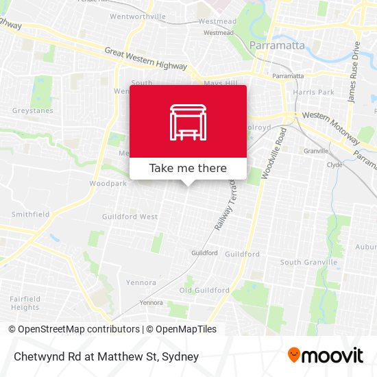 Chetwynd Rd at Matthew St map