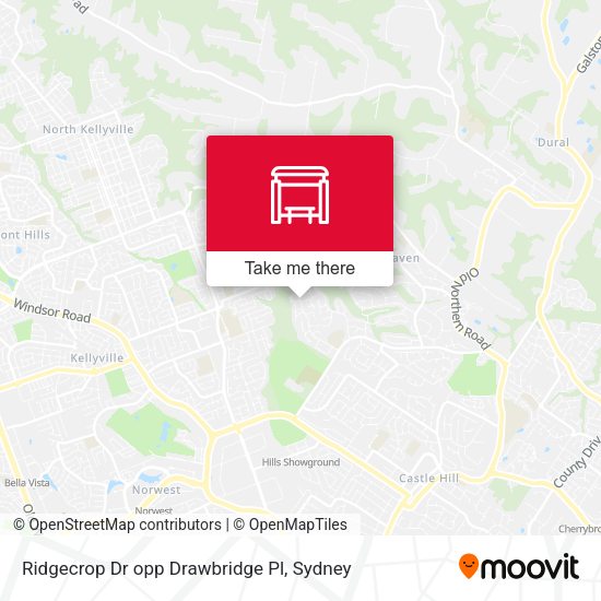 Ridgecrop Dr opp Drawbridge Pl map