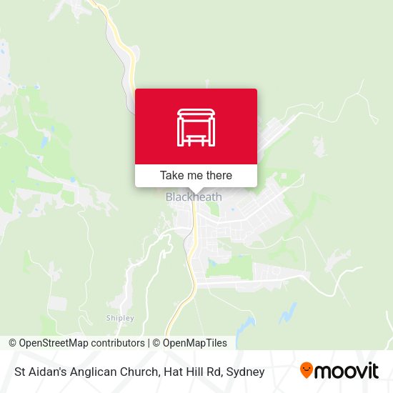 St Aidan's Anglican Church, Hat Hill Rd map