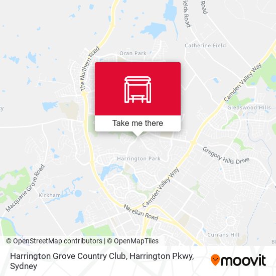 Harrington Grove Country Club, Harrington Pkwy map