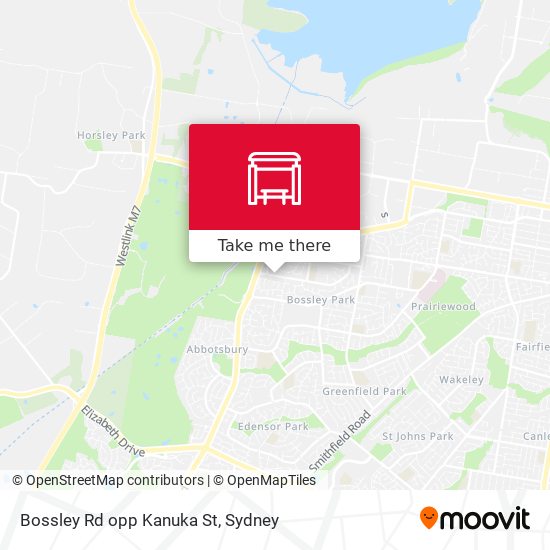 Bossley Rd opp Kanuka St map