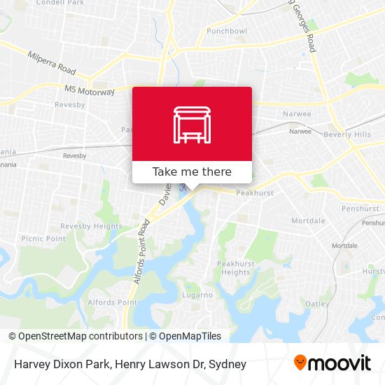 Harvey Dixon Park, Henry Lawson Dr map