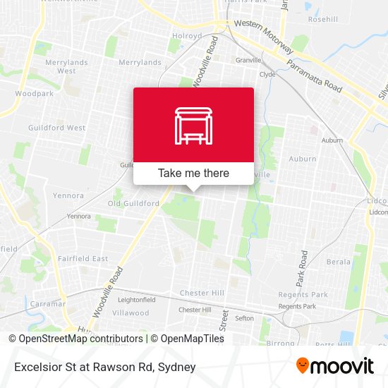 Excelsior St at Rawson Rd map