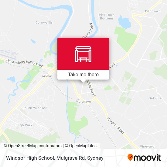 Windsor High School, Mulgrave Rd map