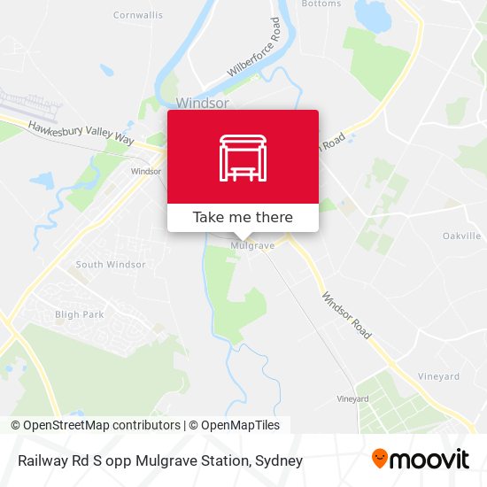 Railway Rd S opp Mulgrave Station map